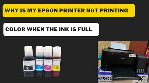 Why is my Epson printer not printing colour when ink is full? And why do printers seem to have a mind of their own?